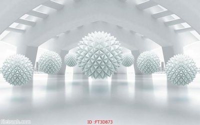 Tải file Tường nền 3D hiện đại FT3D873 (ảnh gốc) 300dpi Tường nền 3D hiện đại FT3D873