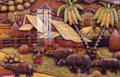 File in trần Filetranh tường nền nhà hàng KTV FT5061 (bản gốc) mây trời