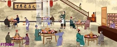 Chi tiết file gốc Filetranh tường nền nhà hàng KTV FT5080 (cho in tráng gương)