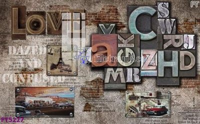 File gốc Filetranh tường nền nhà hàng KTV FT5227 (in tráng gương) ốp tường