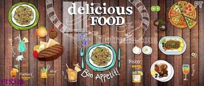 File tranh Filetranh tường nền nhà hàng KTV FT5321 (ảnh gốc) chi tiết rõ ràng