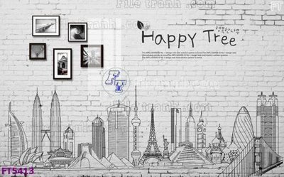 Tải file Filetranh tường nền nhà hàng KTV FT5413 (ảnh gốc) in gạch 3D