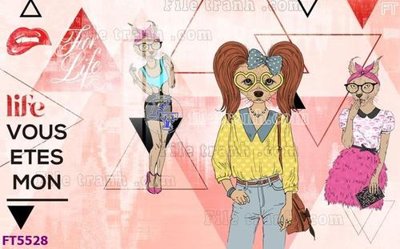 File PSD Filetranh tường nền nhà hàng KTV FT5528 (bản gốc) chất lượng nhất