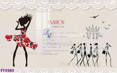 File tranh trang trí Filetranh tường nền nhà hàng KTV FT5585 (file gốc)