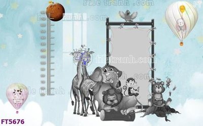 File in trần Filetranh tường nền nhà hàng KTV FT5676 (bản gốc) bầu trời