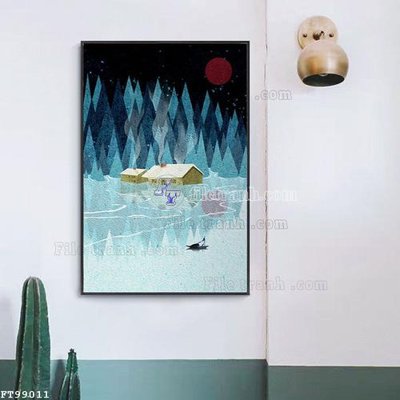 Chi tiết file ảnh File tranh treo tường pha lê gương FT99011 sắc nét