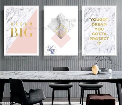 File gốc File tranh treo tường pha lê gương FT99017 (in lụa) họa tiết 3D