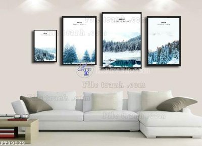 File tranh File tranh treo tường pha lê gương FT99029 (file gốc) chuẩn màu in