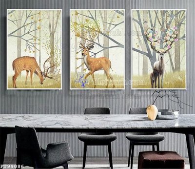 Ảnh gốc file in lụa File tranh treo tường pha lê gương FT99086 chi tiết