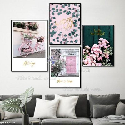 File ảnh File tranh treo tường pha lê gương FT99115 (gốc) cho trang trí nhà hàng