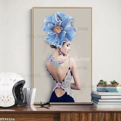 Tải file gốc File tranh treo tường pha lê gương FT99206 (bản PSD) còn layer