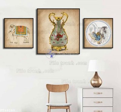 Download file File tranh treo tường pha lê gương FT99280 (chuẩn in) File tranh treo tường pha lê gương FT99280