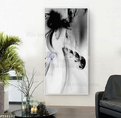 File gốc in mica File tranh treo tường pha lê gương FT99292 chất lượng