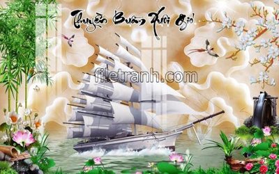 Tải file gốc File tranh thuận buồm xuôi gió FTB1 dùng cho in ấn