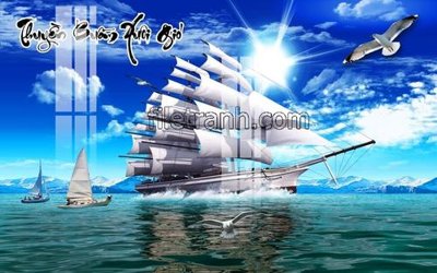 File gốc File tranh thuận buồm xuôi gió FTB103 (Filetranh.com) File tranh thuận buồm xuôi gió FTB103
