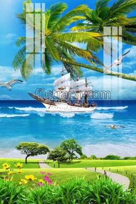 Tải về file gốc File tranh thuận buồm xuôi gió FTB149 (chuẩn in ấn)