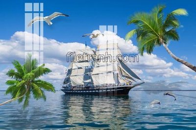 Download file File tranh thuận buồm xuôi gió FTB152 (chuẩn in) File tranh thuận buồm xuôi gió FTB152