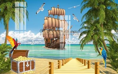 File ảnh File tranh thuận buồm xuôi gió FTB198 (gốc) in quảng cáo ngoài trời