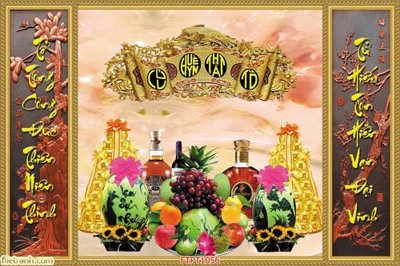 Tải xuống file tranh gốc File tranh phòng thờ FTPT1056 (PSD/TIFF)