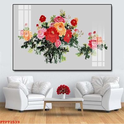 Download file Tranh sơn thủy thác nước FTPT2539 (gốc) in mica đèn LED