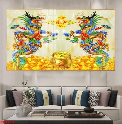 File gốc File gốc tranh rồng hổ FTR113 (thiết kế) độc quyền