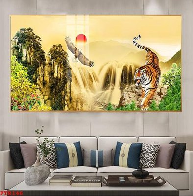 File tranh gốc PSD File gốc tranh rồng hổ FTR146 còn nguyên layer