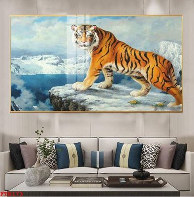 File in trần File gốc tranh rồng hổ FTR173 (file gốc) phong thủy