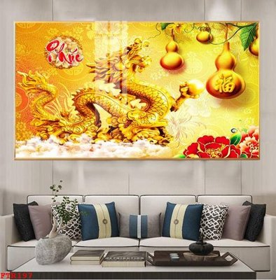 File gốc File gốc tranh rồng hổ FTR197 (in ấn) không giới hạn