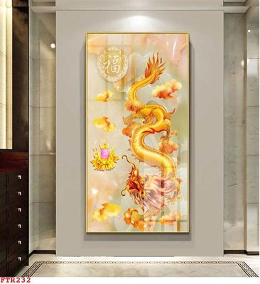 Tải file File gốc tranh rồng hổ FTR232 (gốc) làm tranh trang trí