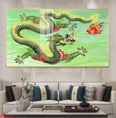 File gốc File gốc tranh rồng hổ FTR267 (in 3D) nghệ thuật