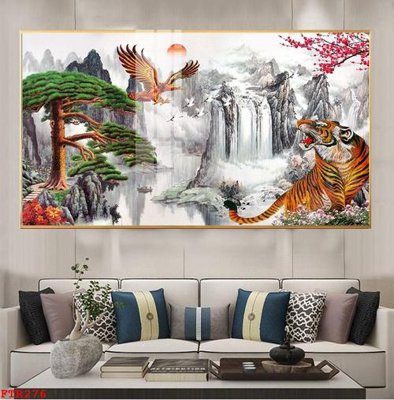 Hình ảnh file gốc File gốc tranh rồng hổ FTR276 (chất lượng cao)