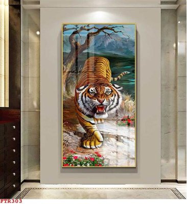 Download file tranh File gốc tranh rồng hổ FTR303 (file gốc PSD)