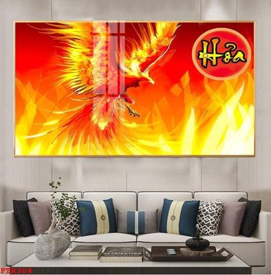 File in ấn cao cấp File gốc tranh rồng hổ FTR304 (file gốc)