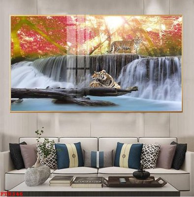 Download file tranh PSD File gốc tranh rồng hổ FTR346 để chỉnh sửa