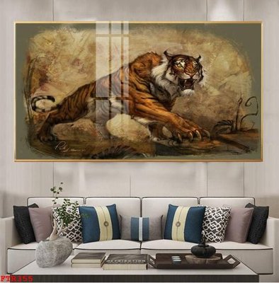 File gốc File gốc tranh rồng hổ FTR355 (in lụa) cao cấp