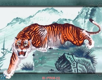 File in mica File gốc tranh rồng hổ FTR36 (bản gốc) siêu trong