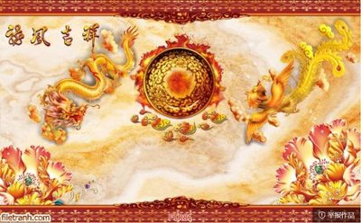 File PSD File gốc tranh rồng hổ FTR81 (bản gốc) dễ dàng edit