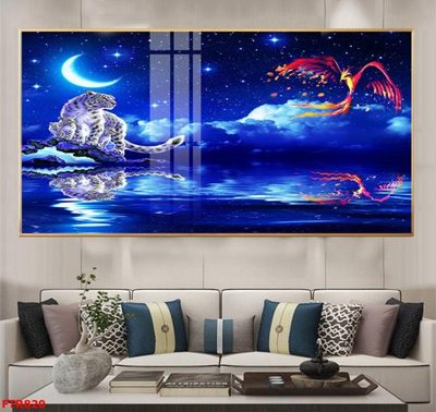 Download file gốc File gốc tranh rồng hổ FTR820 (in mica) trong suốt