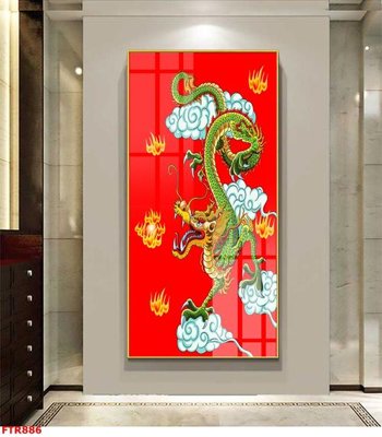 File tranh File gốc tranh rồng hổ FTR886 (gốc) chủ đề thiên nhiên