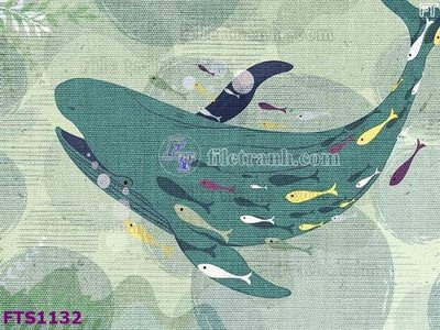 Tải file File in tranh tường hiện đại FTS1132 (PSD) cho in tranh kính