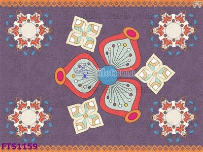 File in trần File in tranh tường hiện đại FTS1159 (bản gốc) hoa văn