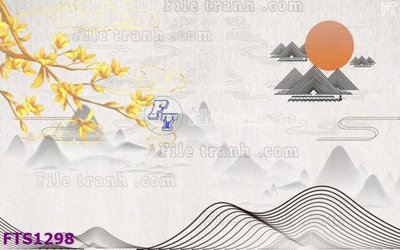 Download file File in tranh tường hiện đại FTS1298 (chất lượng in ấn)