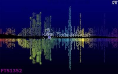 File gốc File in tranh tường hiện đại FTS1352 (cho in ấn) từ kho Filetranh