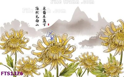 File tranh gốc File in tranh tường hiện đại FTS1376 (bản quyền) độc đáo