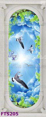 Tải file gốc File in tranh tường hiện đại FTS205 (in khổ lớn) không mờ