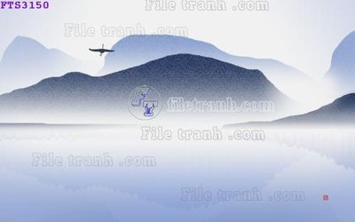 File gốc File in tranh tường hiện đại FTS3150 (in ấn) không giới hạn