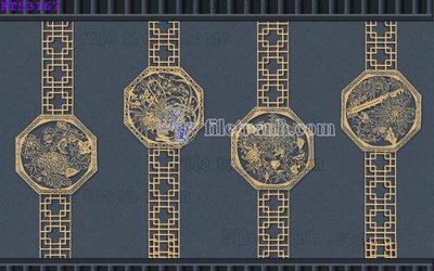 File gốc File in tranh tường hiện đại FTS3167 (in tráng gương) sang trọng