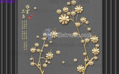 File tranh File in tranh tường hiện đại FTS3201 (gốc) in backlit film