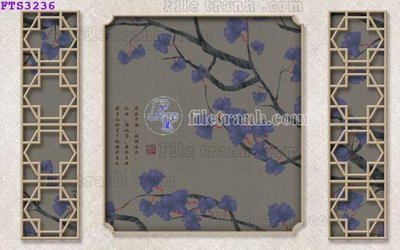 File ảnh File in tranh tường hiện đại FTS3236 (gốc) in biển hiệu