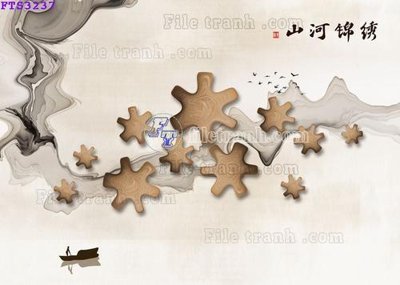 Tệp tin gốc File in tranh tường hiện đại FTS3237 (dùng cho in) File in tranh tường hiện đại FTS3237